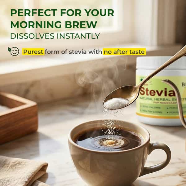 Biotane Premium Stevia | Natural Herbal Sweetener | 99 Percent Pure Extract - 200G
