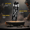 Ossa Black Body Spray | Ambery And Citrusy Notes | Deodorant For Men | 200 Ml