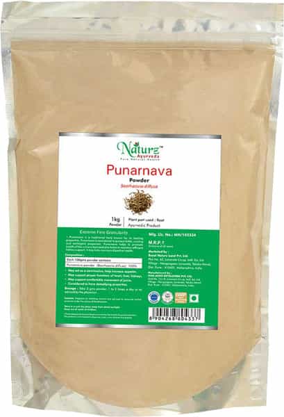Naturz Ayurveda Punarnava Powder - 1 Kg Grey (Nza4337)