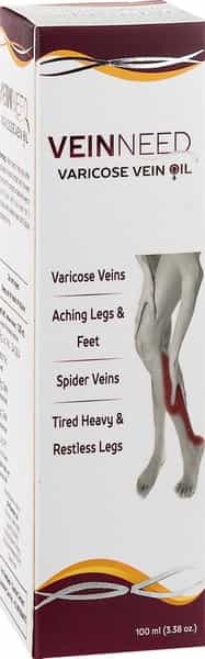 Healthvit Veinneed Varicose Vein Oil - 100Ml ( 3.38Oz )