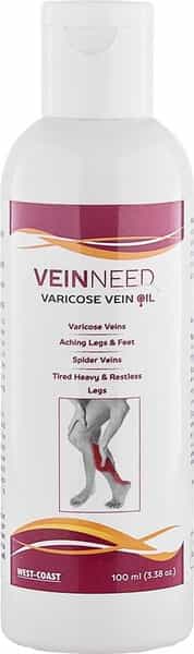 Healthvit Veinneed Varicose Vein Oil - 100Ml ( 3.38Oz )