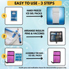 Outer Woods Insulin Cooler Wallet & 2 Ice Gel Packs | 4+ Hrs Cooling | Insulin Travel Pouch - Purple