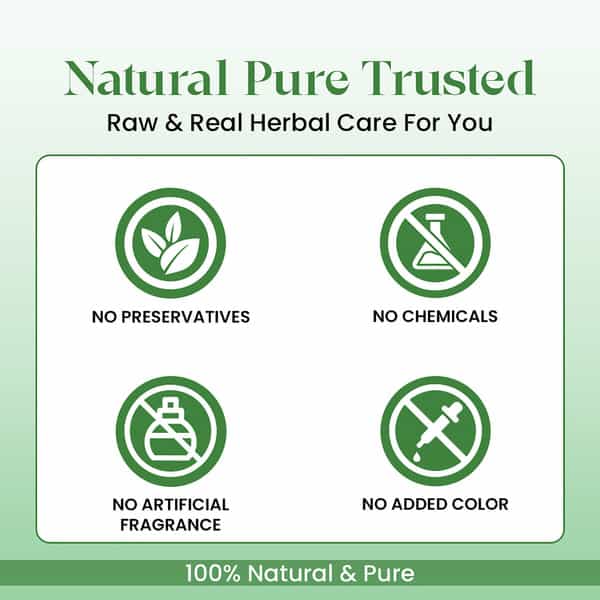 Raw Tatva Brahmi Powder For Hair Growth & Scalp Nourishment | All Hair Types | 200G