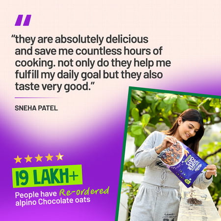 Alpino High Protein Super Oats Chocolate Pouch 1 Kg