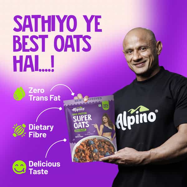 Alpino High Protein Super Oats Chocolate Pouch 1 Kg