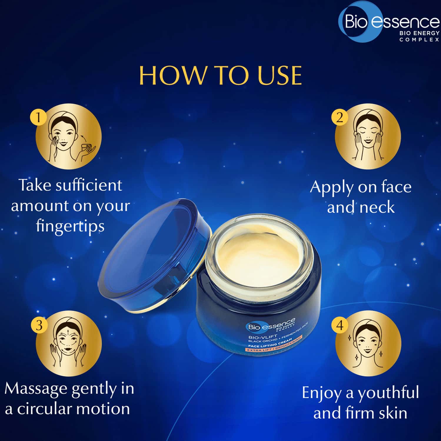 Buy BIOESSENCE BIOVLIFT FACE LIFTING CREAM 45 GM Online & Get Upto