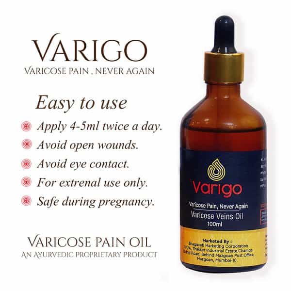 Varigo -Vericose Veins Oil-100Ml
