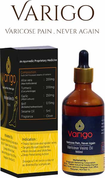 Varigo -Vericose Veins Oil-100Ml