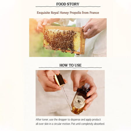 Skinfood Royal Honey Propolis Enrich Essence - Intense Hydrating Face Emulsion - 50Ml