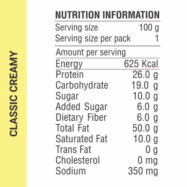 Max Protein Peanut Spread - Classic Creamy [340 Gm] - Pack Of 1