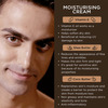 The Man Company Daily Moisturising Cream With Shea Butter And Vitamin E For All Skin Types - 50 Gm