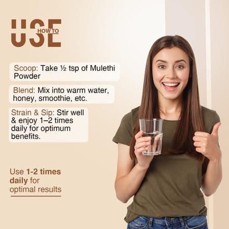 Ayouthveda Mulethi (Liquorice) Powder - 200g