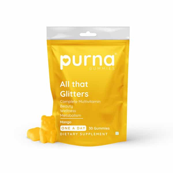 Purna Gummies Complete Beauty Multivitamin Mango Gummies - 30