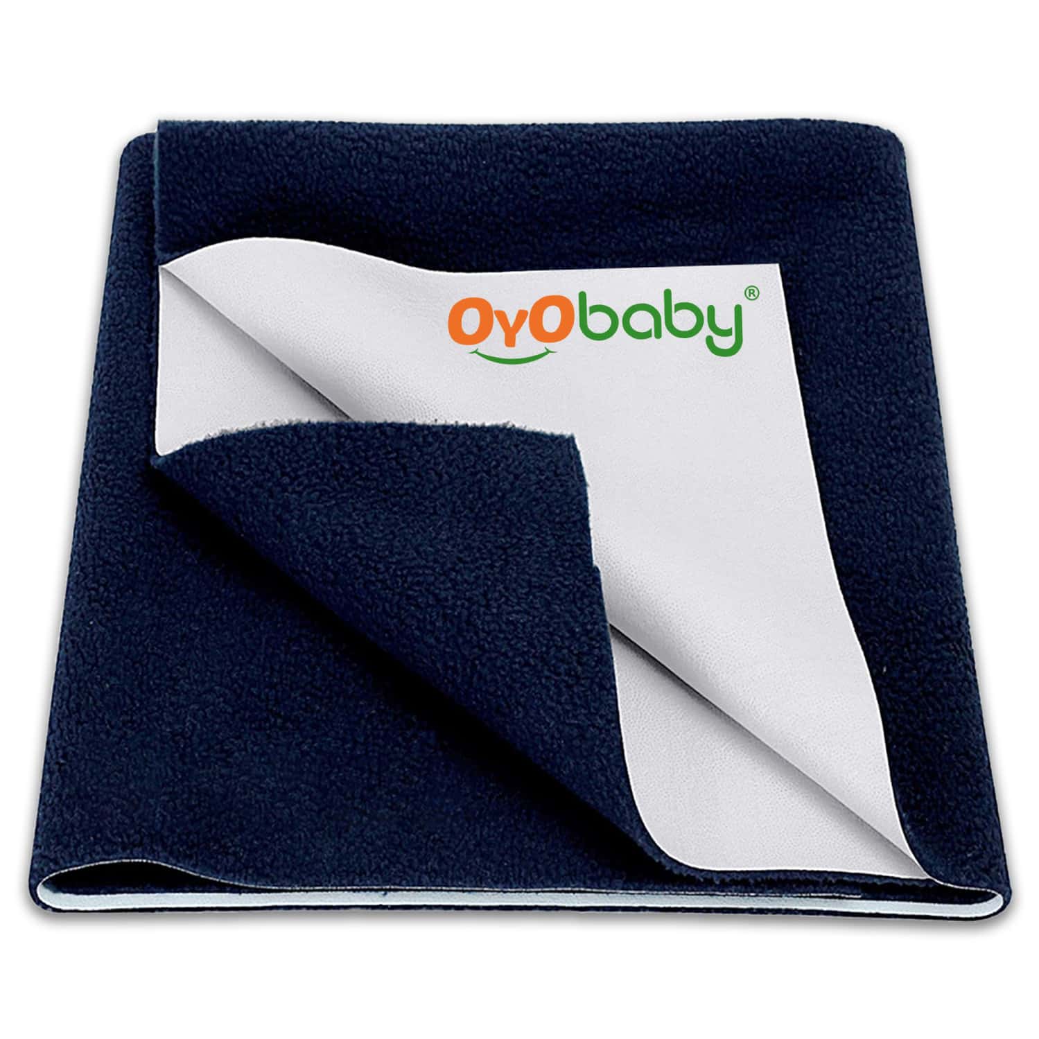 Oyo Baby Waterproof Bed Protector Baby Dry Sheet Extra Large Dark Blue (140 Cm X 200 Cm)