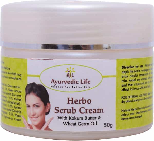 Al-Ayurvedic Life Herbo Scrub Cream - 50G Pack Of 5