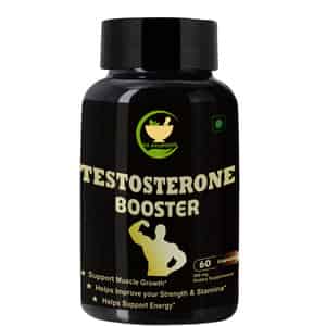 Fij Ayurveda Testosterone Booster Capsule Supports Bodybuilding & Muscle Growth - 60 Capsules