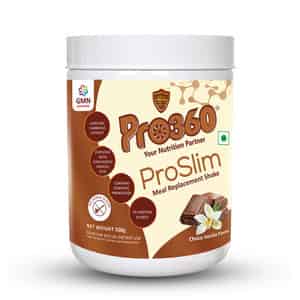 Pro360 Proslim Choco Vanilla Nutritional Supplement Powder Jar 500 Gm