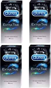 Durex Extra Time Condoms For Longer Lasting Pleasure (love Sex 40s)