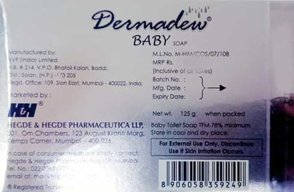 Dermadew | Baby Soap | 125 Gm