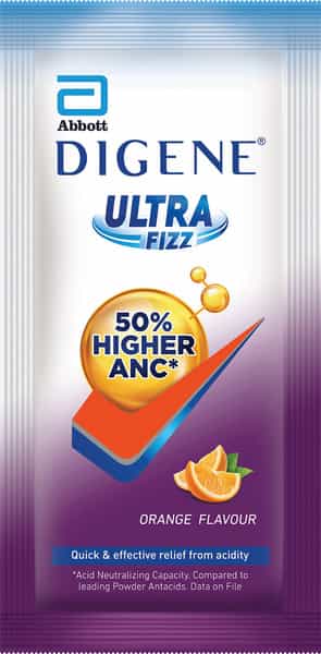 Digene Ultra Fizz Orange Antacid Sachet Of 6.25 G