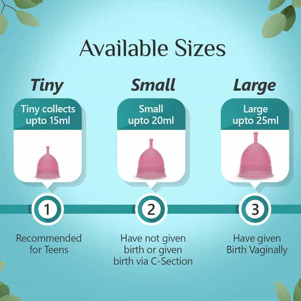Floren Menstrual Reusable Cup Large Size For Women. Fda Approved Up To 10 Years Of Durability.