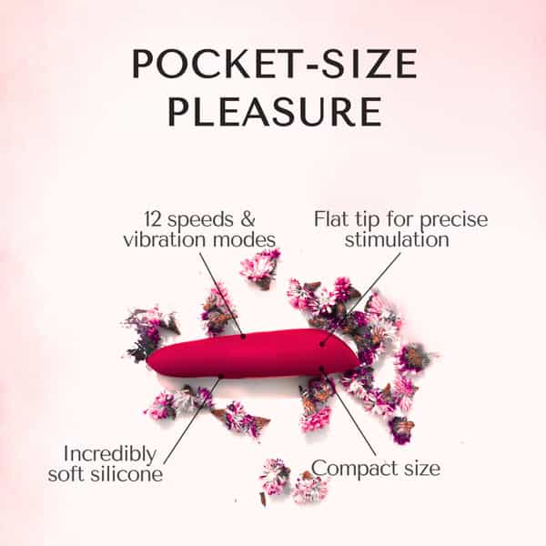 Libertee Dia Mini Bullet Rechargeable Massager Rouge