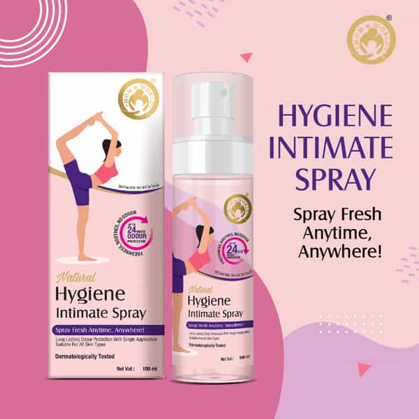 Mom & World Reusable Menstrual Cup (Large) + Hygiene Intimate Spray 100 Ml +Intimate Foaming 120 Ml