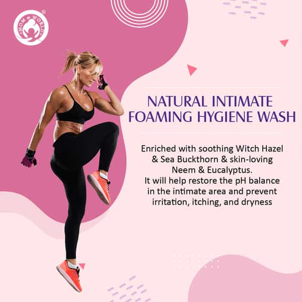 Mom & World Reusable Menstrual Cup (Large) + Hygiene Intimate Spray 100 Ml +Intimate Foaming 120 Ml