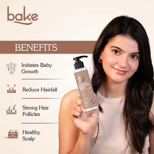 Bake Rosemary Anti Hair Fall Shampoo With Black Onion & Methi (200Ml)