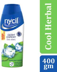 Nycil Cool Herbal Prickly Heat Talcum Powder | 400g