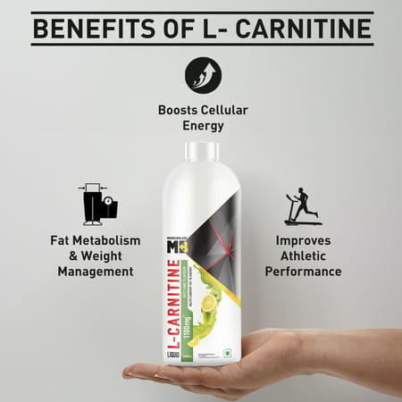 Muscleblaze Liquid L - Carnitine 1100Mg (Key Lime | 300Ml | 20 Servings) | Converts Fat Into Energy