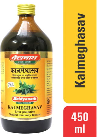 Baidyanath Nagpur Kalmeghasava 450 Ml (Pack Of 2) Liver Protective Natural Immunity Booster