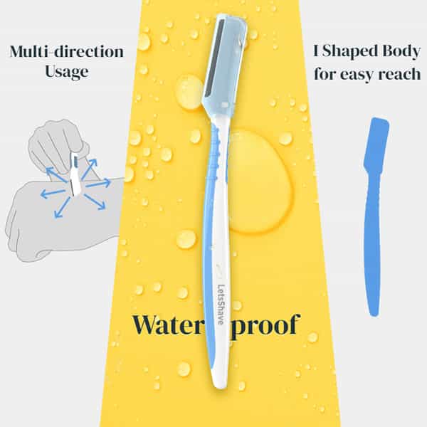 Letsshave Pro 2 Plus Disposable Razor - Twin Blade Disposable Shaving Razor (Pack Of 3)