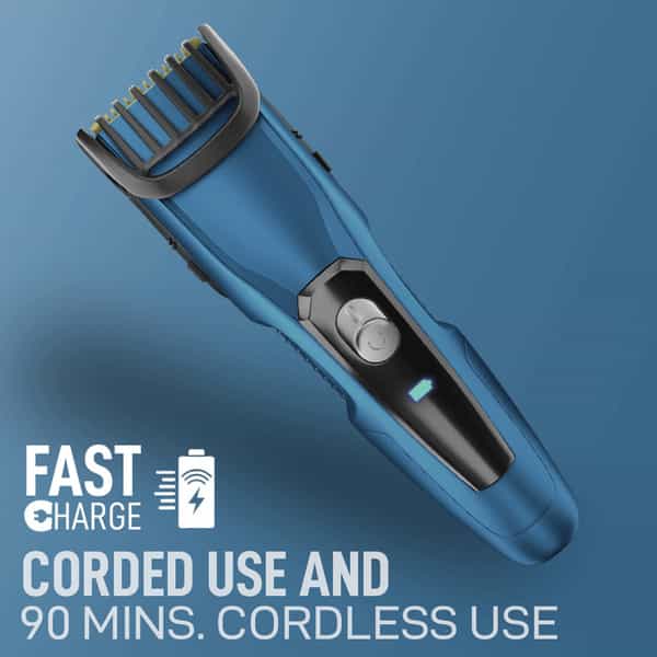 Syska Ht1250 Runtime: 90 Min Trimmer For Men (Blue)