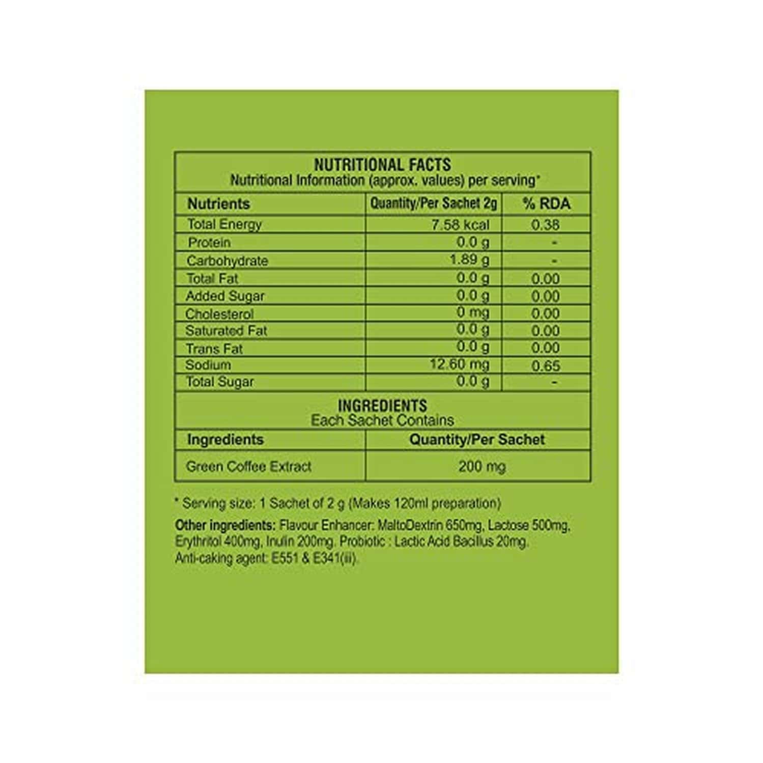 Buy SUNOVA SLIM KOFFEE INSTANT GREEN COFFEE PREMIX POWERFUL