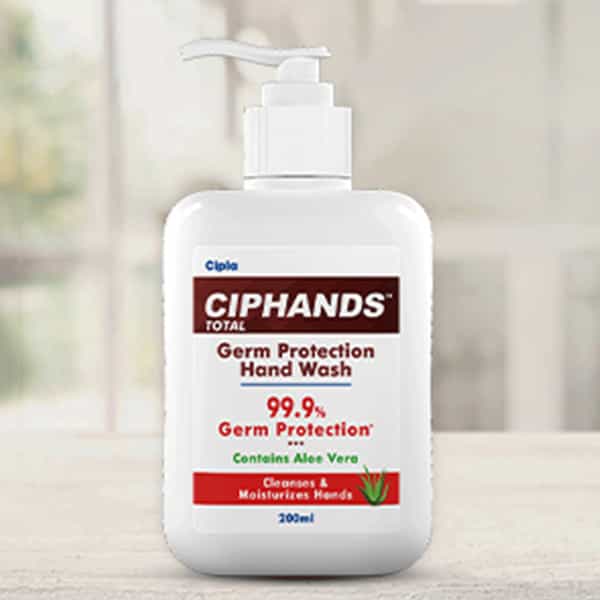 Ciphands Total Handwash- 200Ml Pump (Pack Of 4)