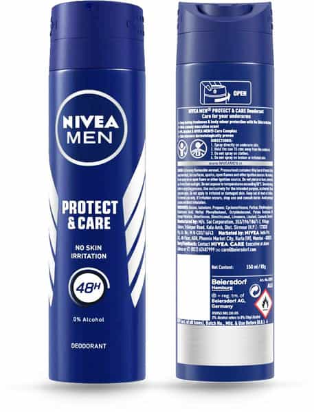 Nivea Men Deo Protect & Care - 150Ml