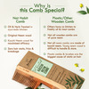 Nat Habit Kacchi Neem Comb | Wooden Comb For Hair Growth (Fine Tooth)