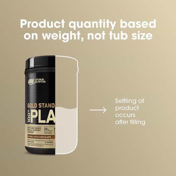 Optimum Nutrition (On) Gold Standard 100% Plant Protein Double Rich Chocolate 684G (20 Servings)