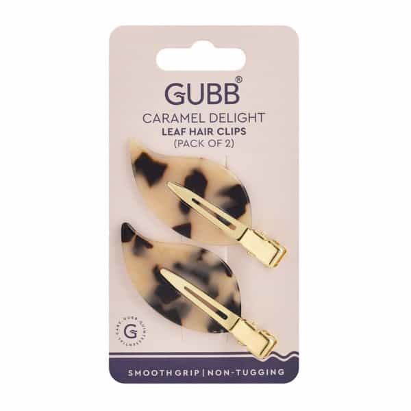 Gubb Caramel Delight Leaf Hair Clip