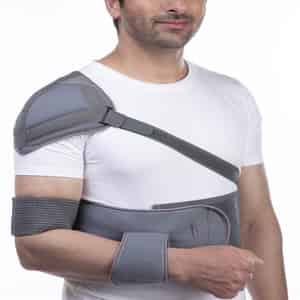 Tynor Elastic Shoulder Immobiliser Grey Large 1 Unit