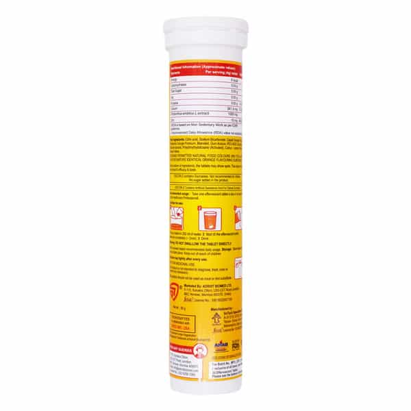 Escor Z | Orange | Sugar Free | 20 Effervescent Tablets