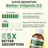 Vlado's Himalayan Organics Vitamin D3 60000 Iu Shots | Unisex | Orange | 5Ml Each - (Pack Of 8)