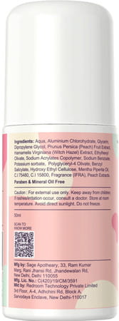 Sanfe Bum Anti-Perspirant Deo Milk Roll On - 50ml - For Freshness All Day Long