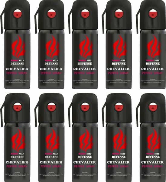 Chevalier Self Defense Pepper Spray For Women Safety/Protection Pack Of 10