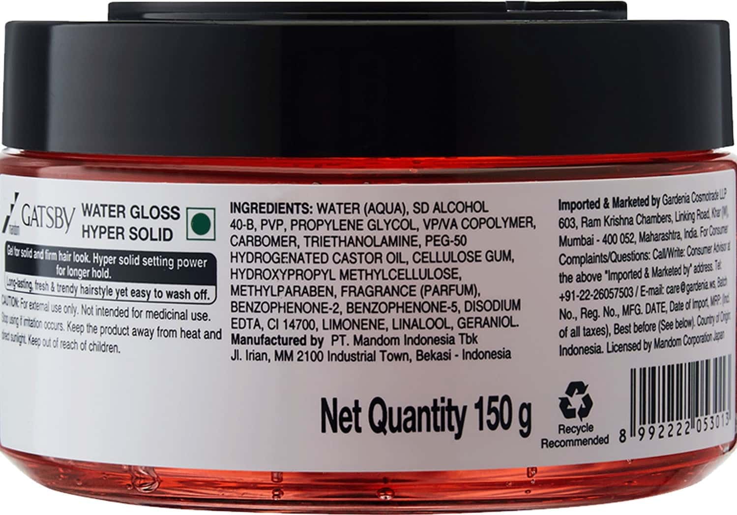 Buy GATSBY WATER GLOSS HYPER SOLID 150GM Online & Get Upto 60% OFF at ...