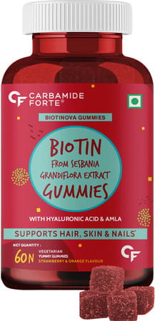 Carbamide Forte Biotin Hair And Skin Vitamin Gummies - 60 Gummies