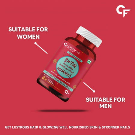 Carbamide Forte Biotin Hair And Skin Vitamin Gummies - 60 Gummies