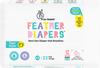 R For Rabbit Feather Diaper Taped Style Pants Size Xs Newborn Baby Of 0-5 Kg (Pack Of 22)
