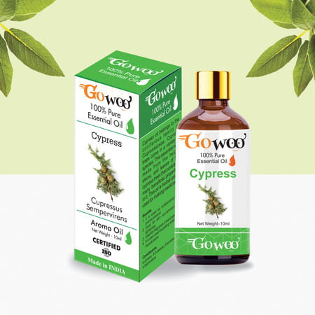 Pack Of 2 Cypress Essential Oil & Chaulmoogra Carrier Oil - 100% Natural Therapeutic & Cold Pressed